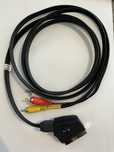 Kabel męski SAVIO CL-133 SCART M - RCA x 3 M 2m kolor czarny
