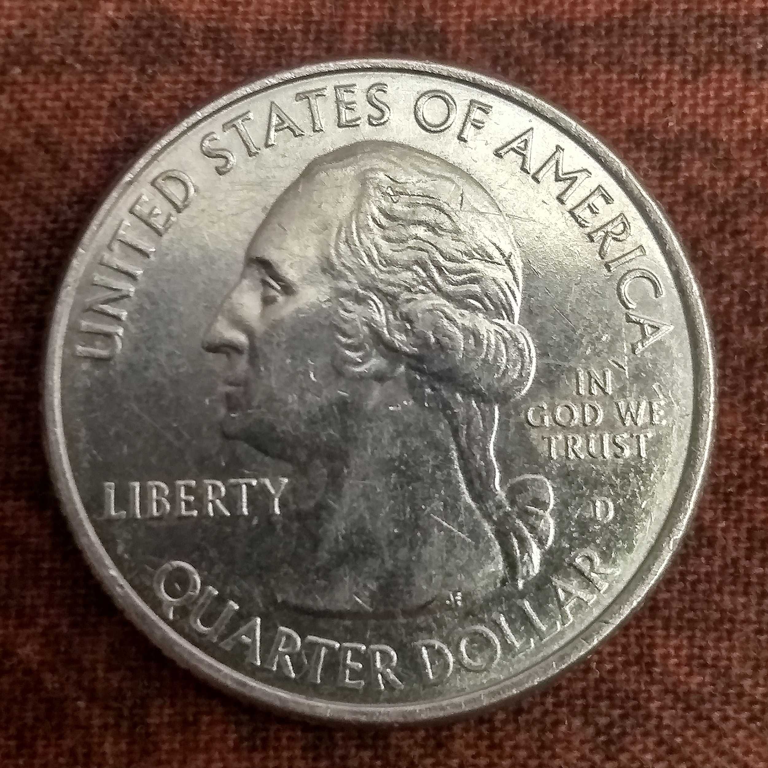 Колекційна монета QUARTER DOLLAR - 25 центів США / "Озарк Рівервейс"