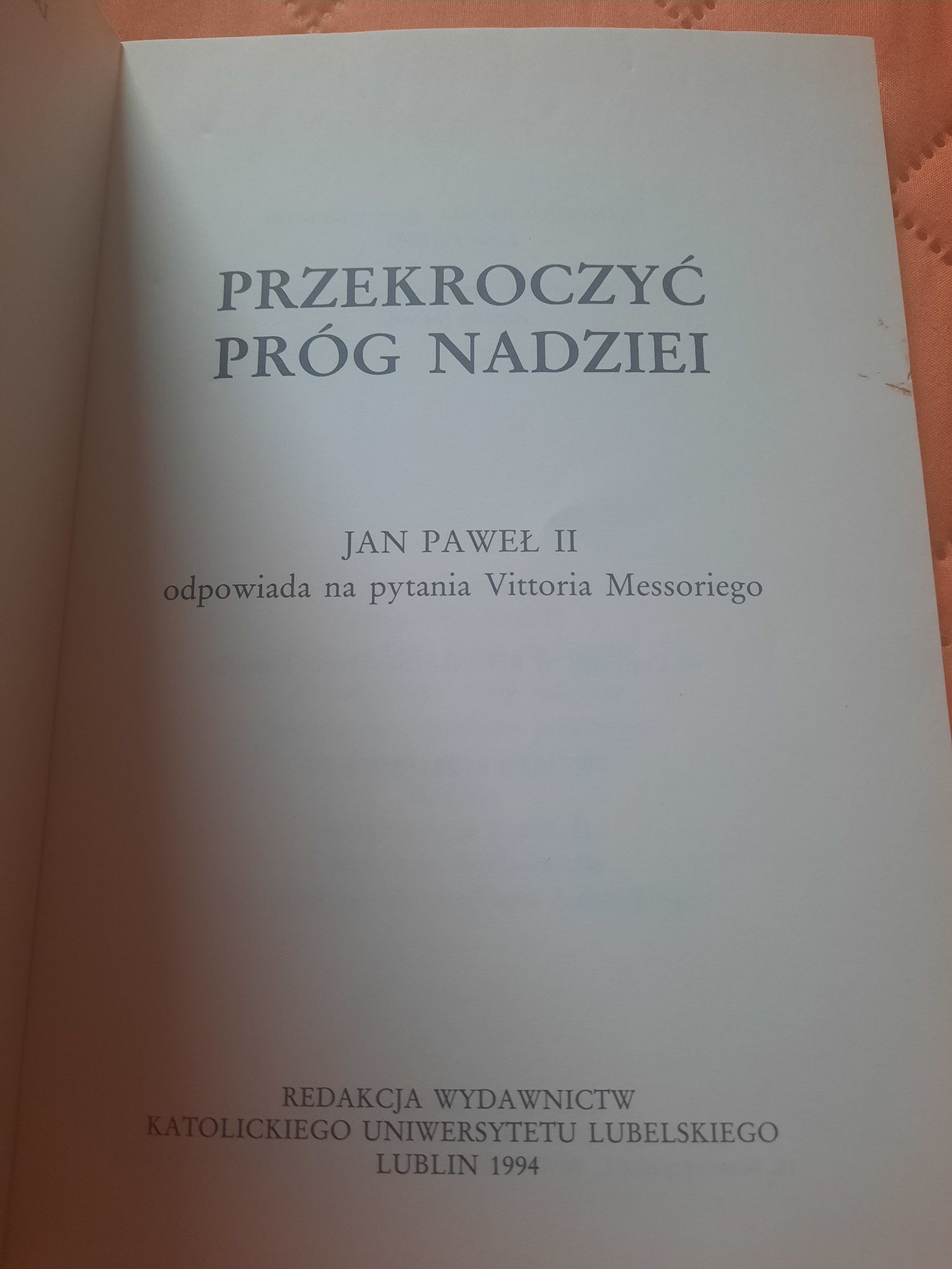 Ksiazka Jan Paweł II