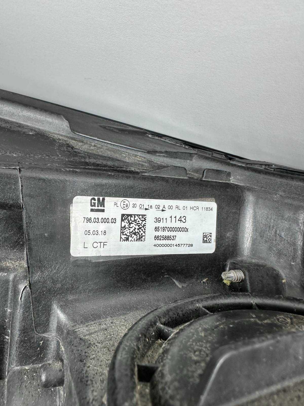 Lampa przednia Lewa Soczewka Led OPEL ASTRA V K 2018r