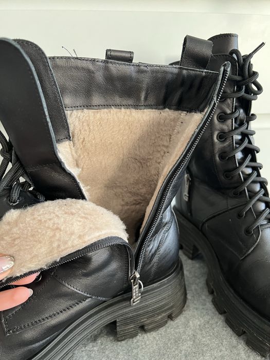 Зимові чоботи на хутрі Gino Figini 41 розмір