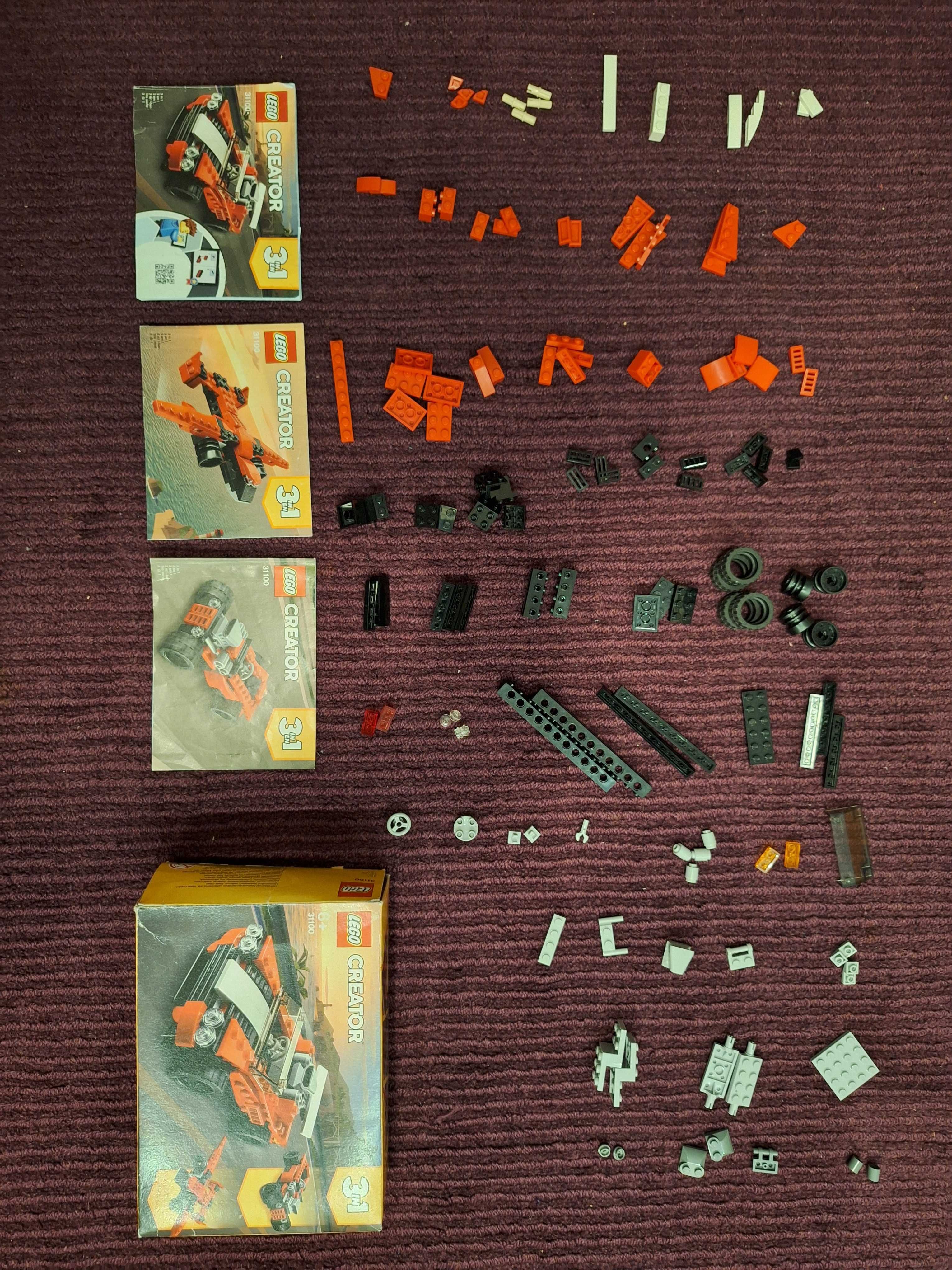 Lego Creator 31100. 6+. Używane.  Stan bardzo dobry.