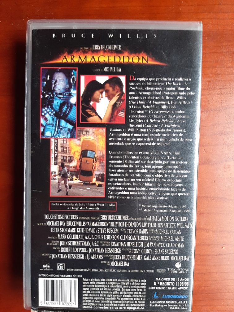 VHS Armageddon Bruce Willis