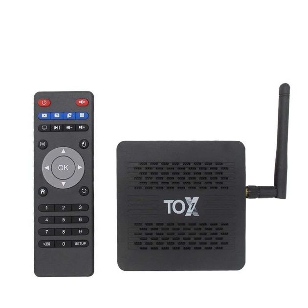 Смарт приставка TOX1 4/32, Amlogic S905X3, LAN 1gb,прошивка Android TV