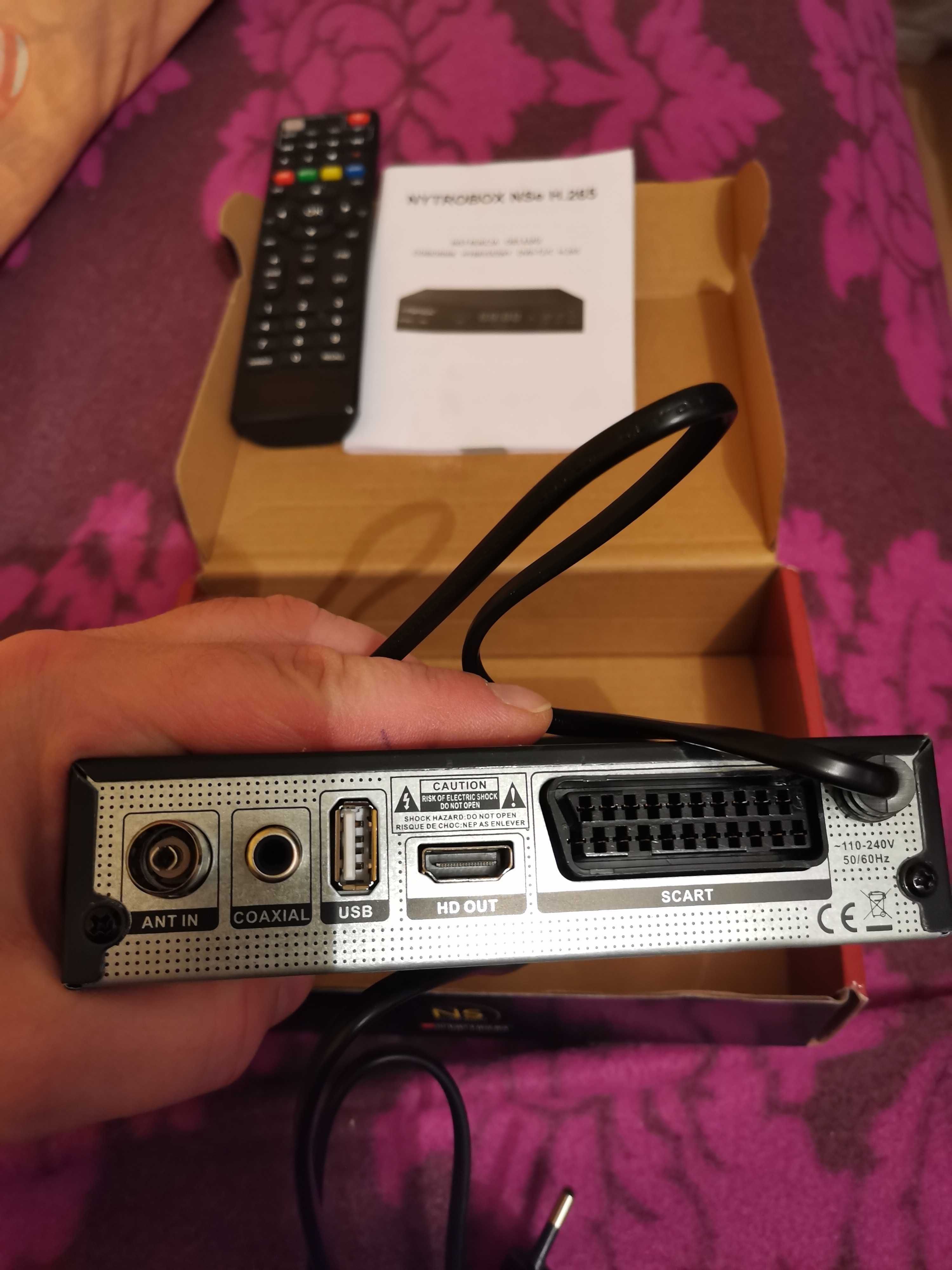 OPTICUM NYTROBOX NSe dekoder tuner HD TV naziemnej DVB-T2 H.265 HEVC