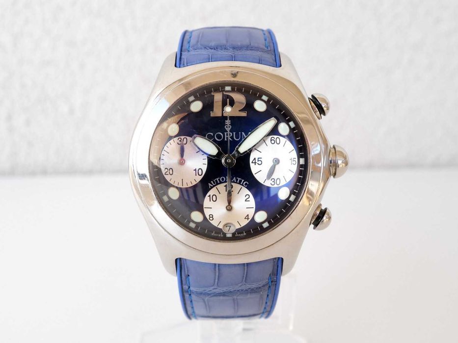 Corum Bubble Chronograph Blue Dial 45mm