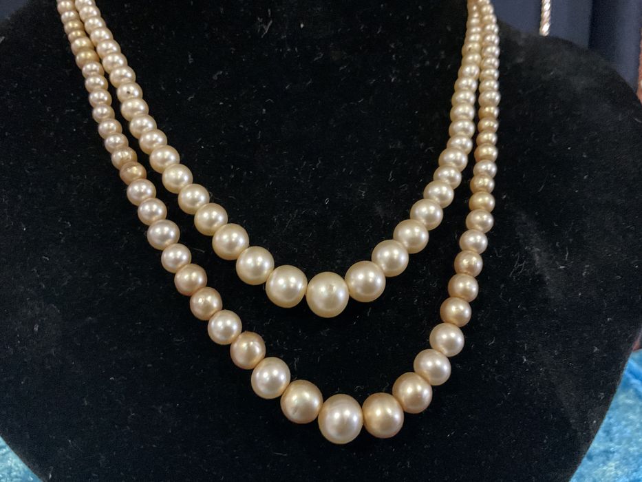 Colar pérolas vintage ano 70/80