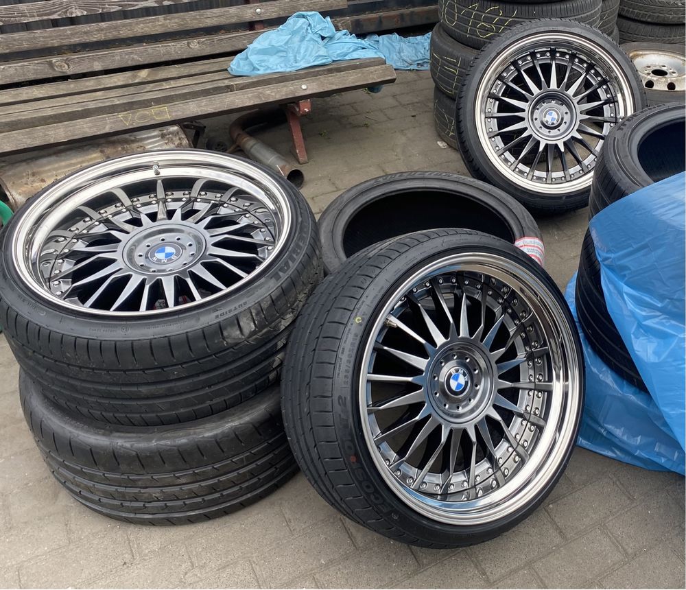 Felgi Schmidt CC-line 19” 9 i 11 ranty Radinox 5x120 BMW 3tlg skręcane