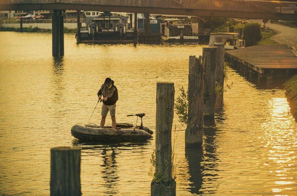 DX 35V Silnik elektryczny zaburtowy 35 lbs/ max wagi łodzi 1200kg