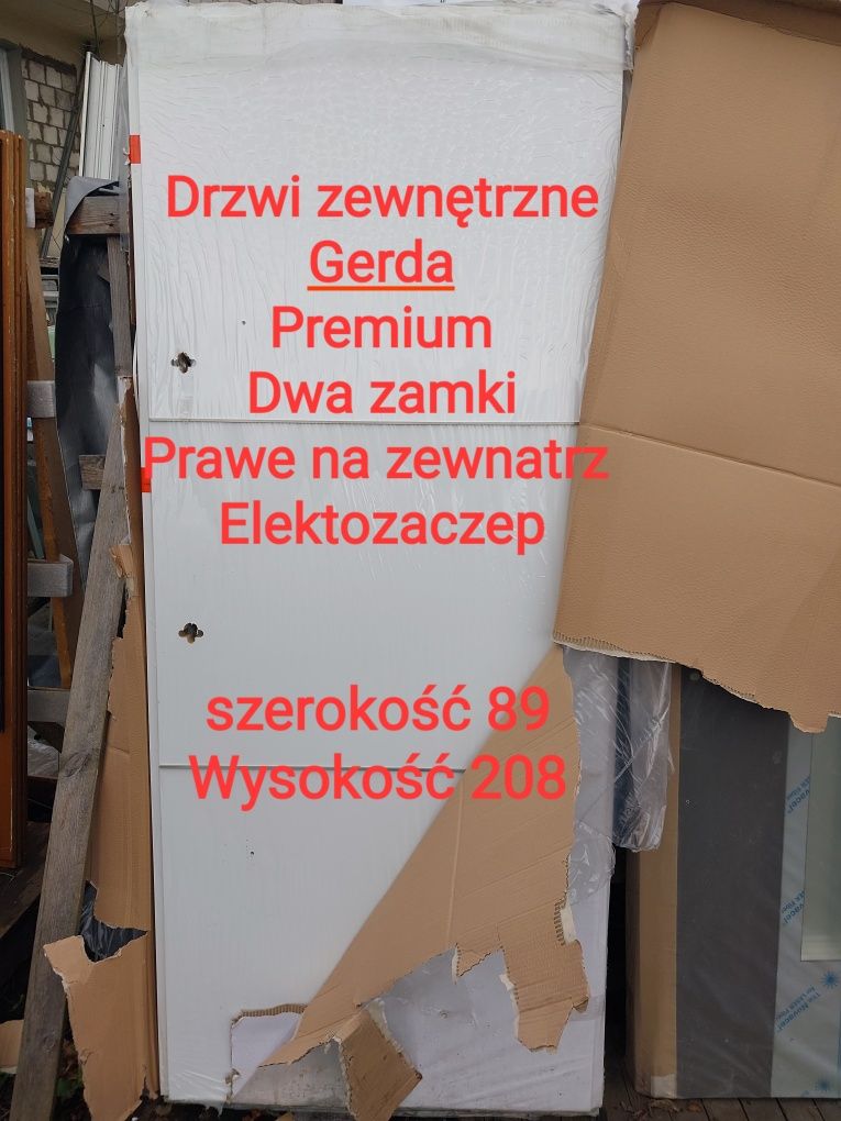 Drzwi aluminiowe 87x206 Nowe-25%