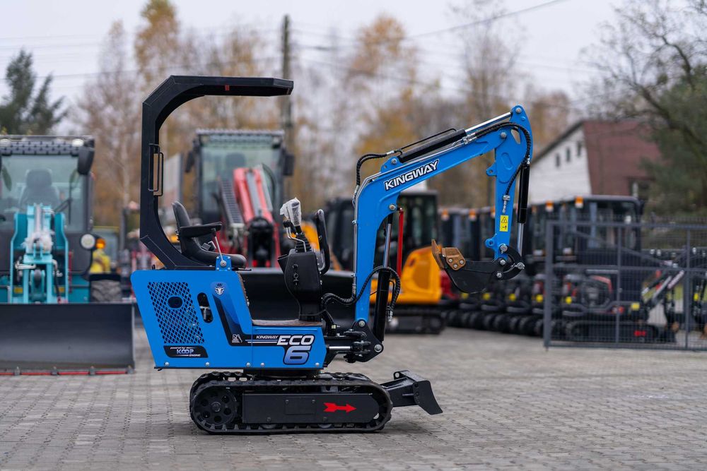 Minikoparka KINGWAY ECO 6 z ramieniem skrętnym