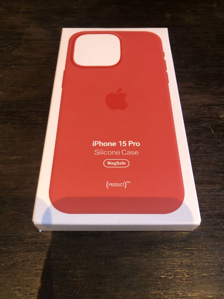 Case iphone 15 PRO product RED nowy MAGSAFE