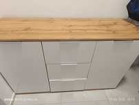 Komoda Zele Black Red White