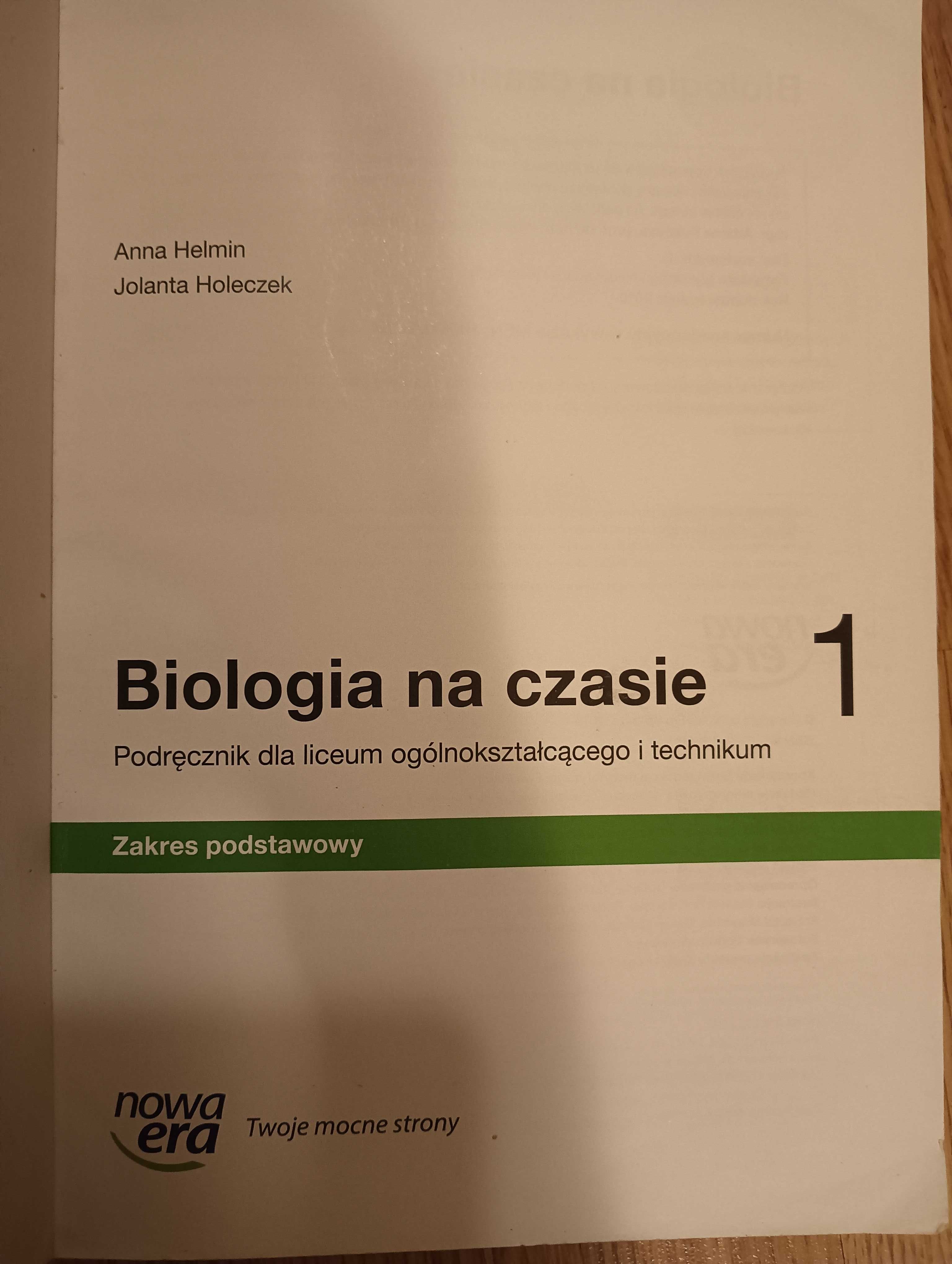 Podręcznik biologia na czasie 1