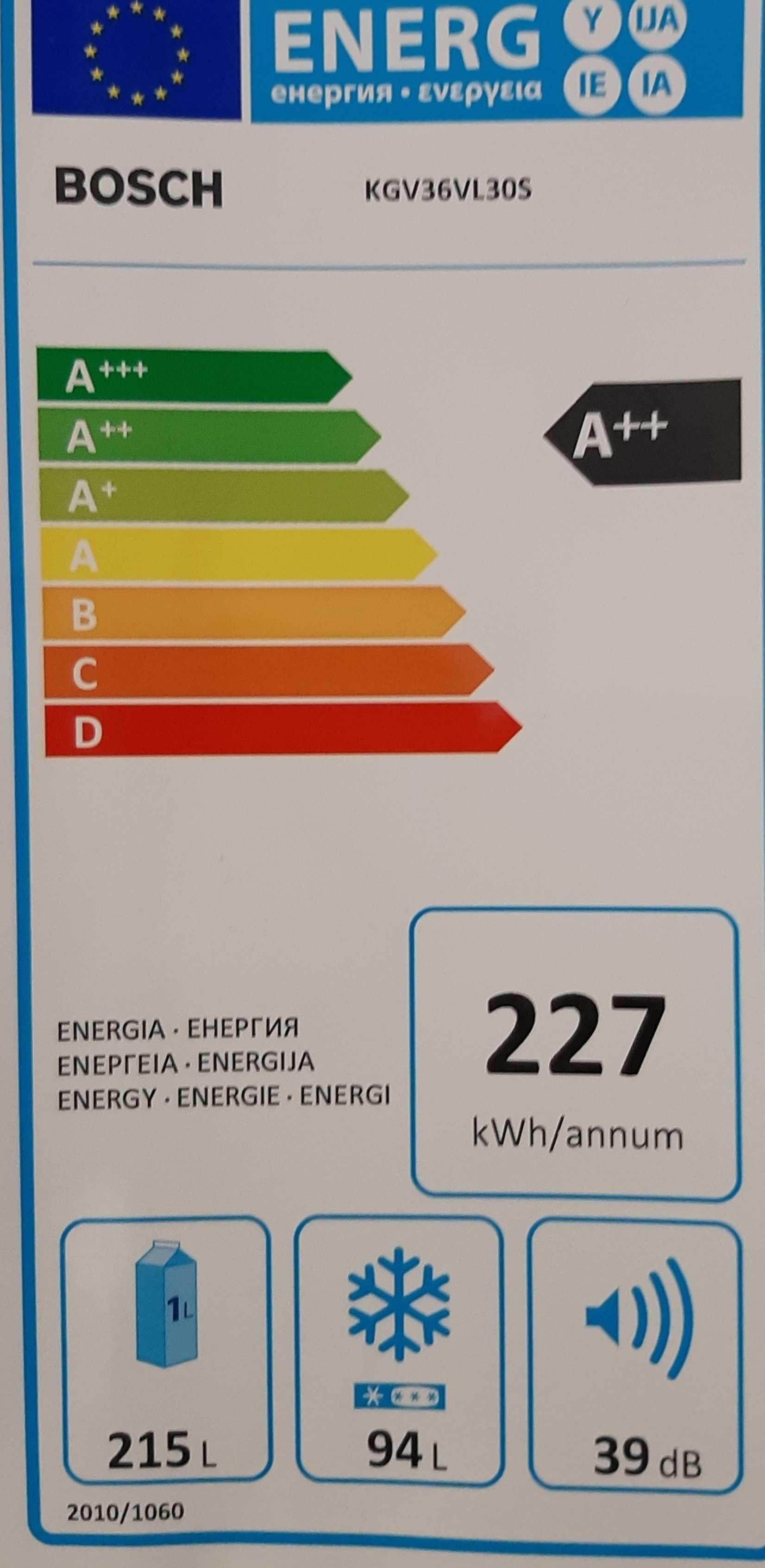 Frigorífico combinado Bosch acessórios de interior