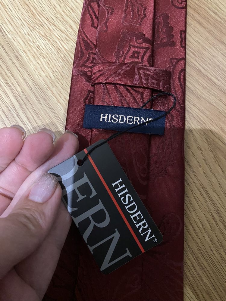 Краватка галстук шовкова дизайнерська hisdern