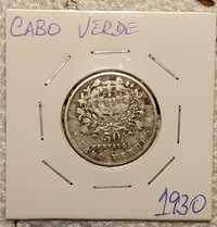 Cabo Verde - moeda de 50 centavos de 1930