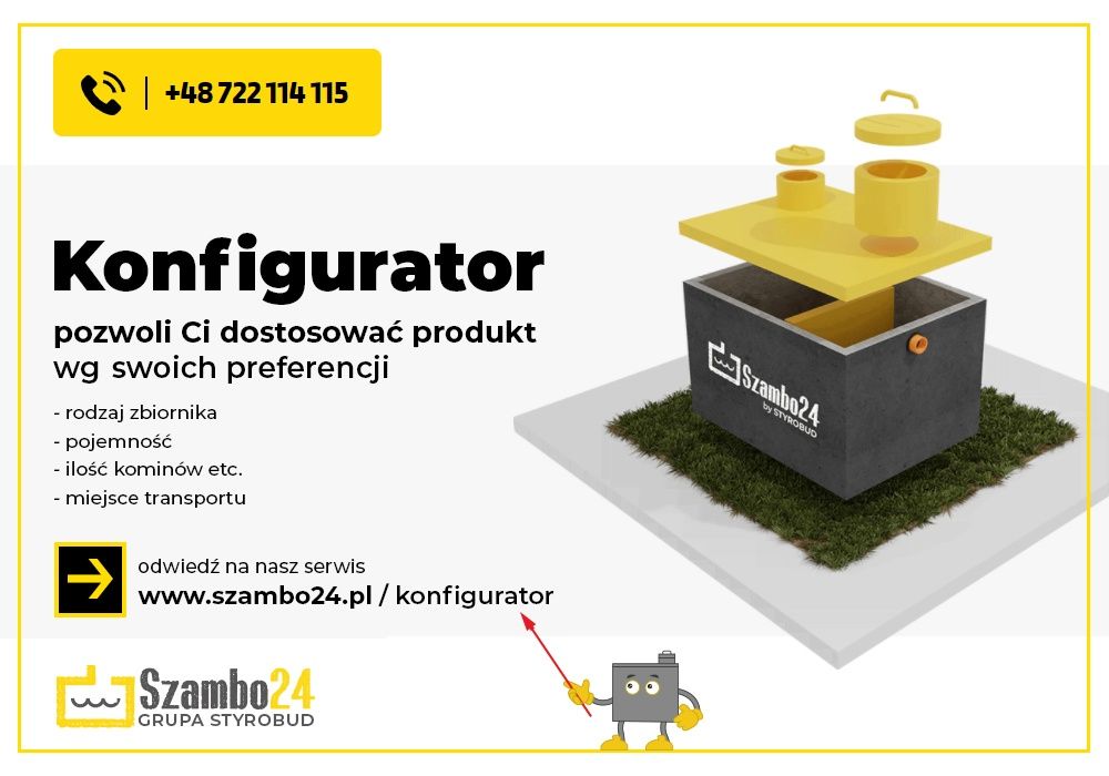 Ropczyce - Szambo betonowe / Zbiornik - Producent, transport i montaż