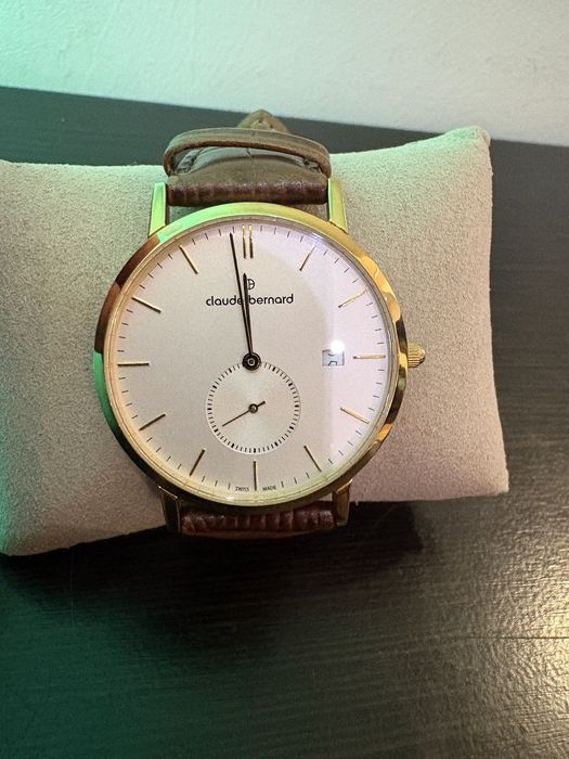 швейцарський кварцовий годинник Claude Bernard Slim Line Small