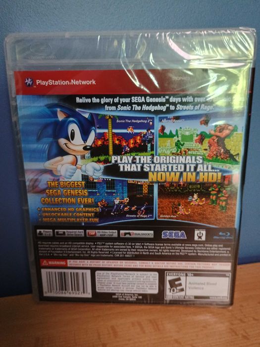 Sonic Ultimate Genesis Collection Sony PlayStation 3 (PS3) nowa folia