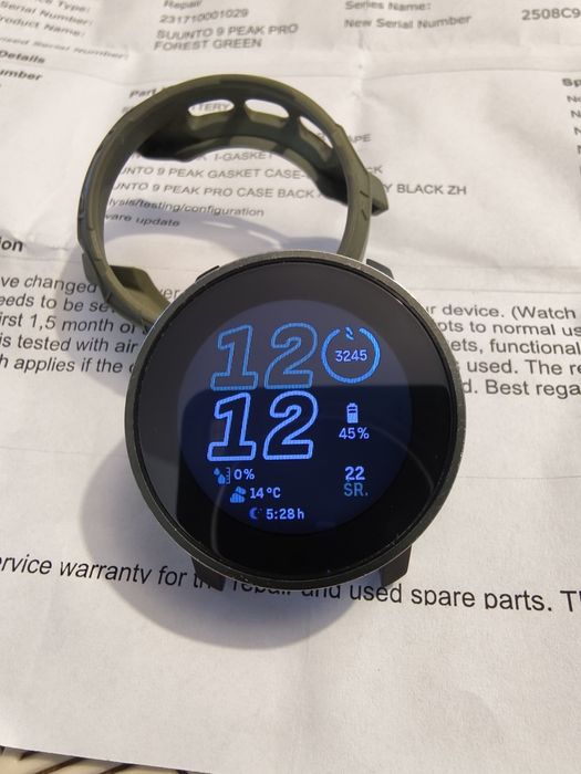 Zegarek sportowy Suunto 9 Peak Pro Forest