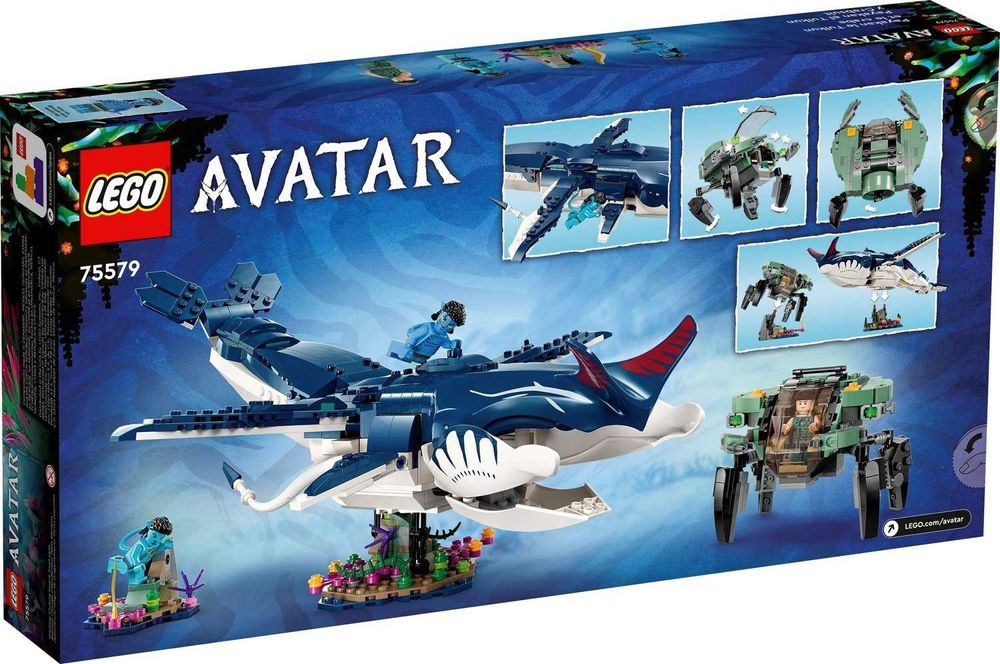 Новий Lego 75579 Avatar Payakan Tulkun & Crabsuit Пайакан і Крабс'ют