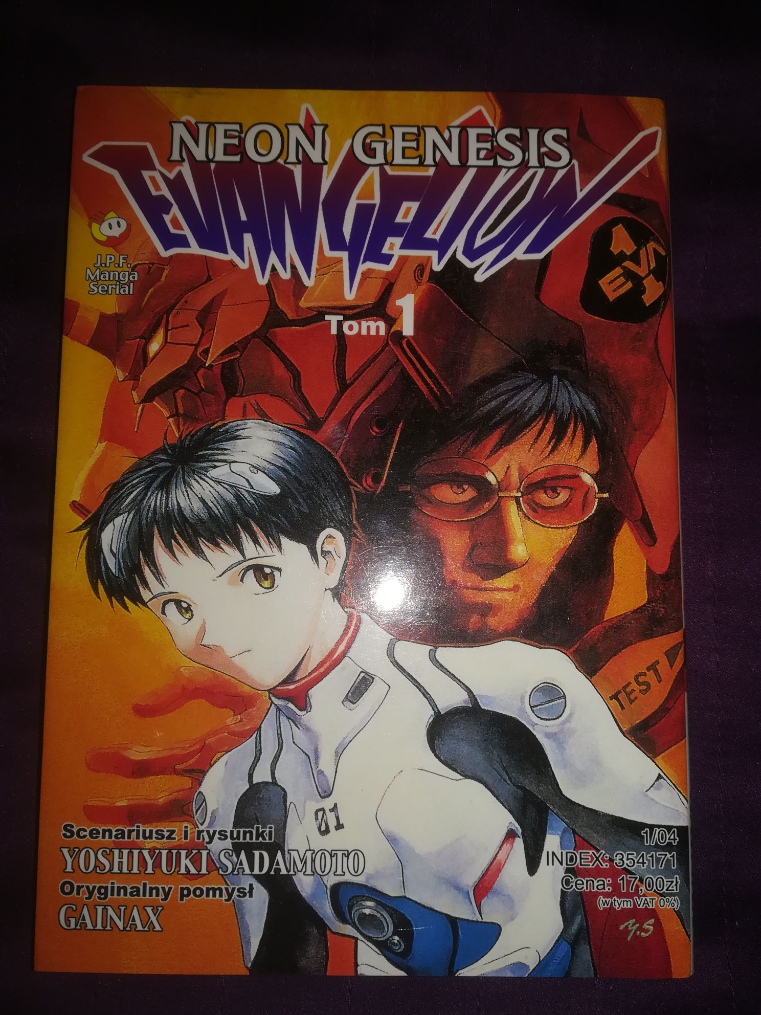 Komiks manga Neon Genesis tom 1 japoński unikat komiksy