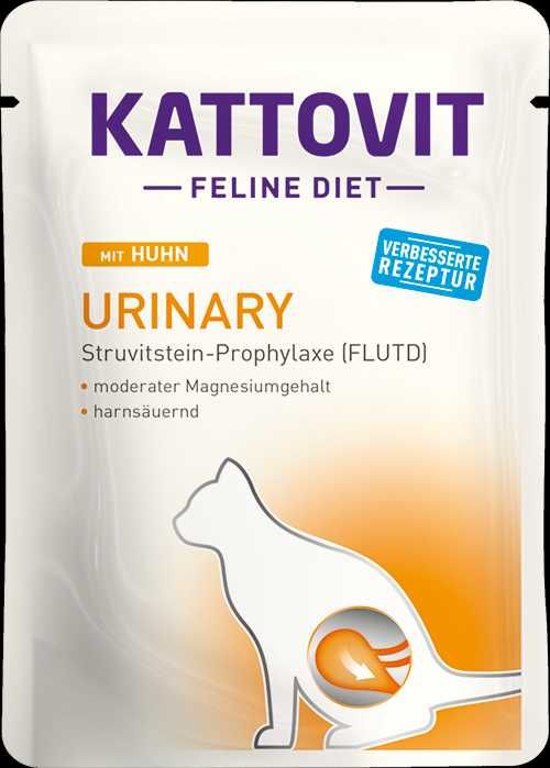 Mokra karma dla kota Kattovit Urinary kurczak 85g