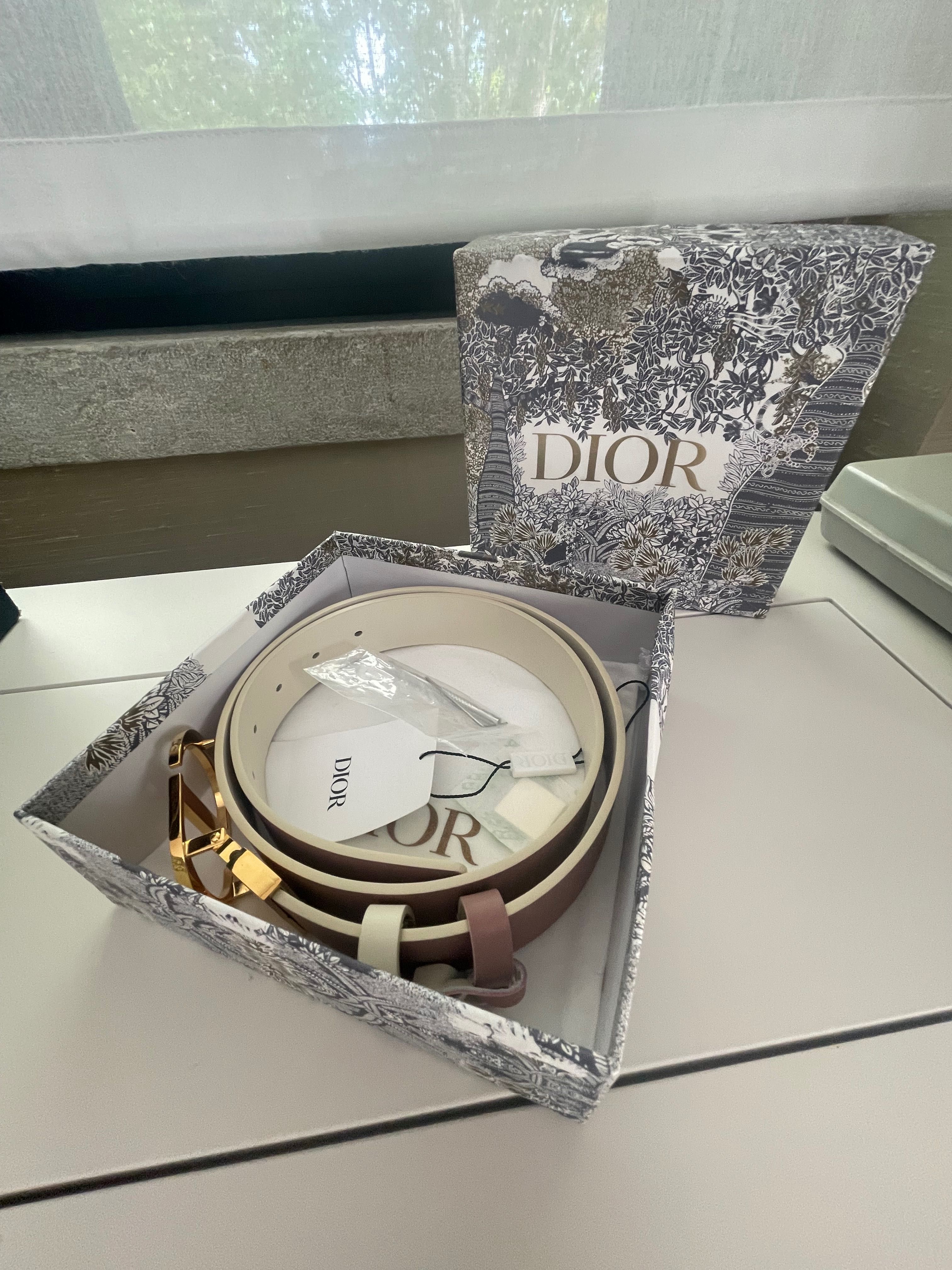 Cinto reversível Dior