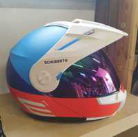 Schuberth E1 XL - kask szczękowy, turystyczny + interkom Sena