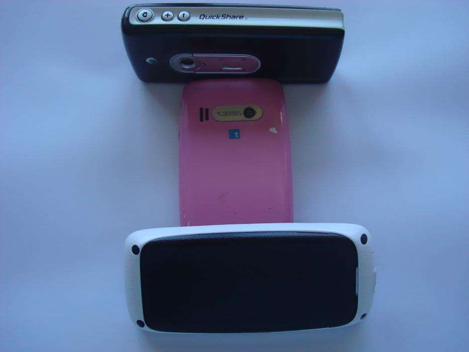 3 telemóveis funcionais