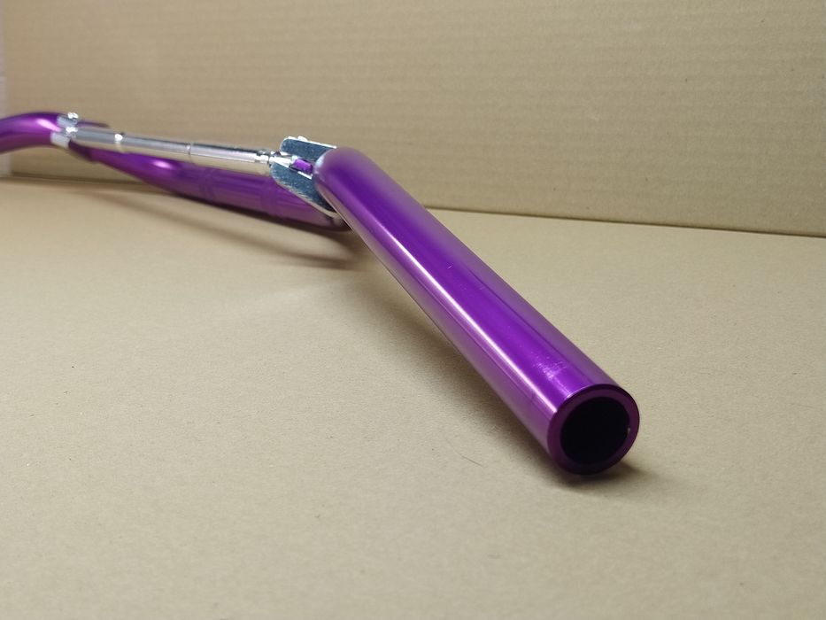 Руль мото универсальный d22 "PROTAPER" фиолетовый +перемычка