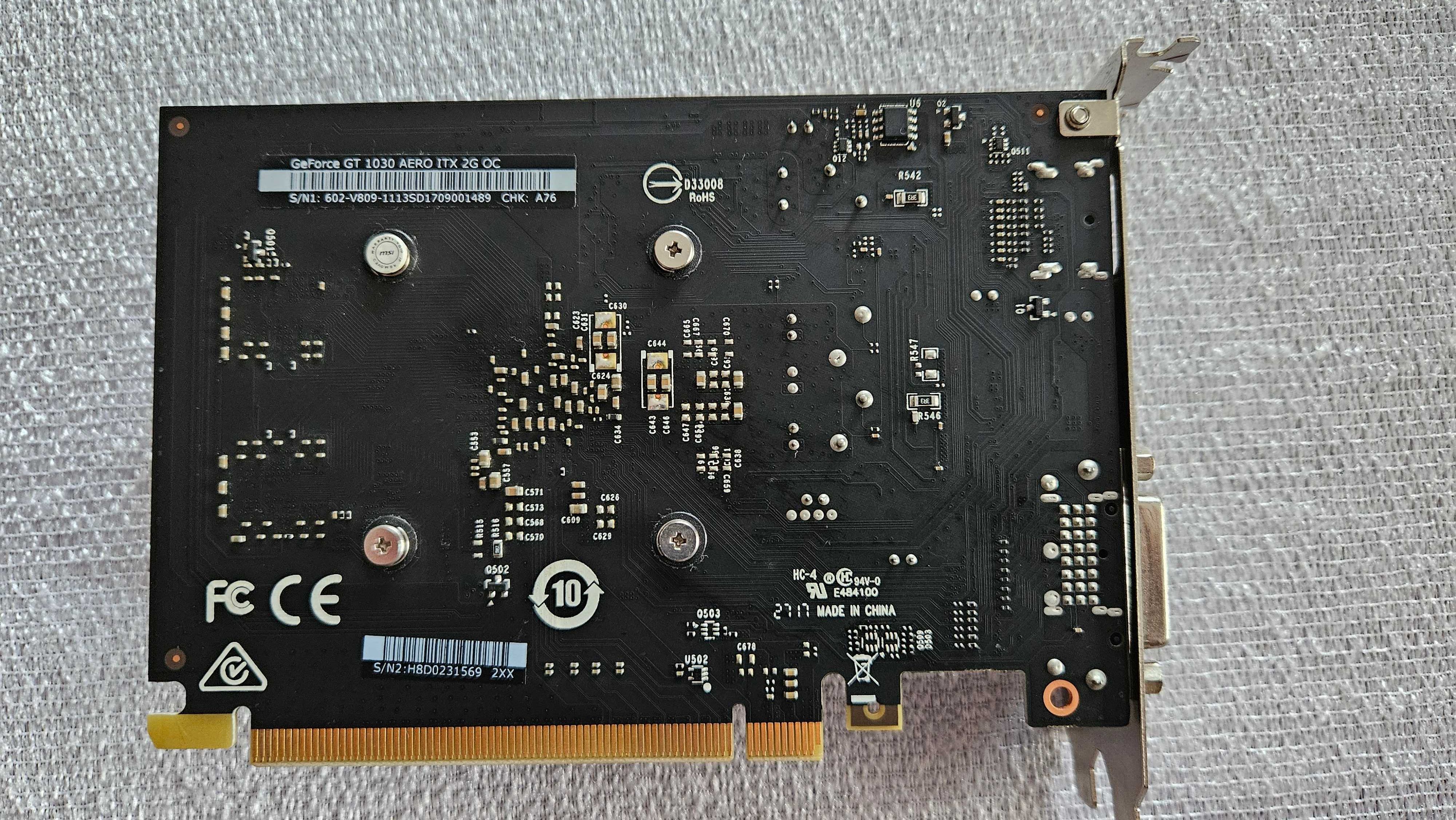 MSI Aero ITX GT 1030 2GB