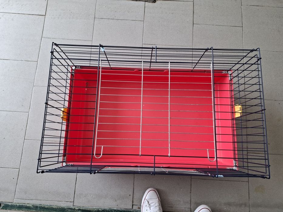 Jaula de transporte para cães e gatos 80/47cm - para o carro