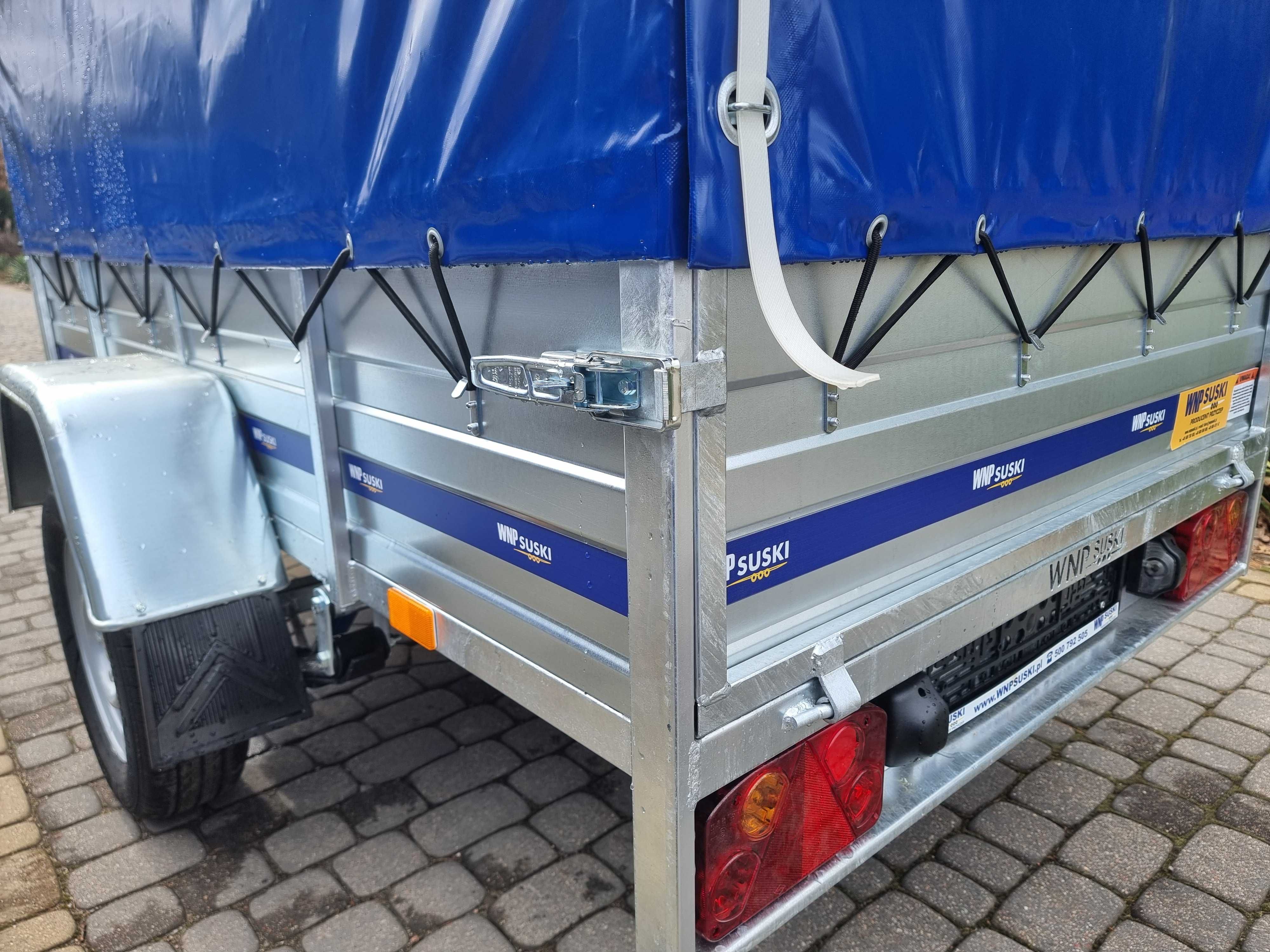 Przyczepka Suski 225x125x100 Resor+Amortyzator Solidna Dostawa