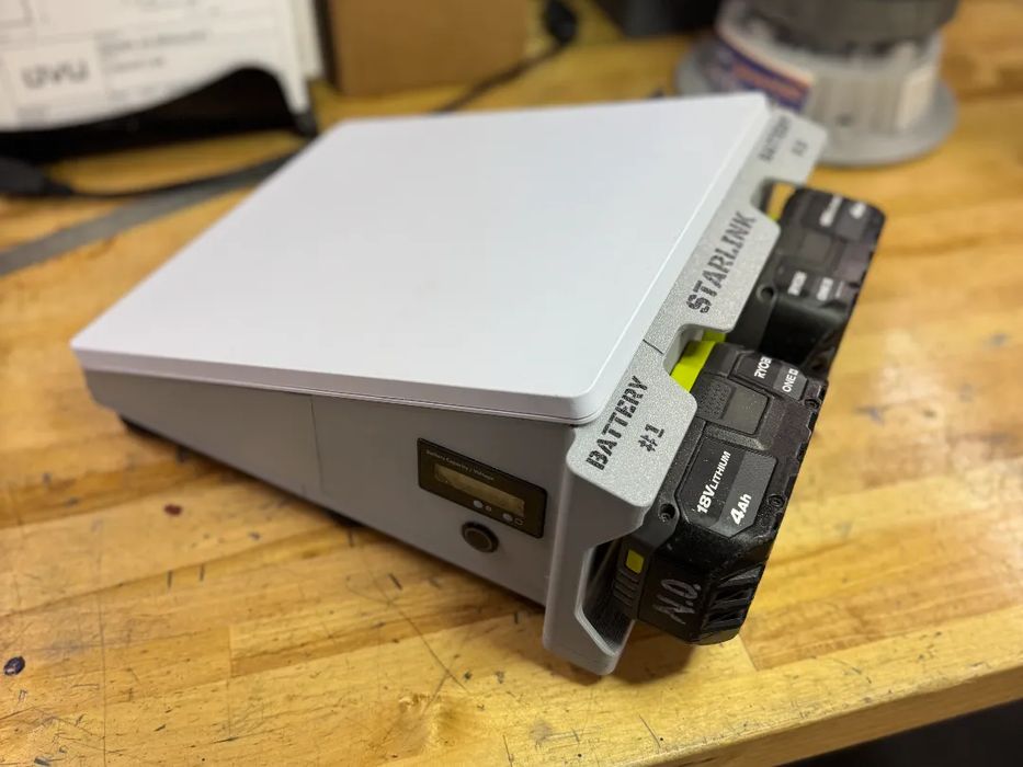 Power Bank Starlink Mini com Baterias Ryobi