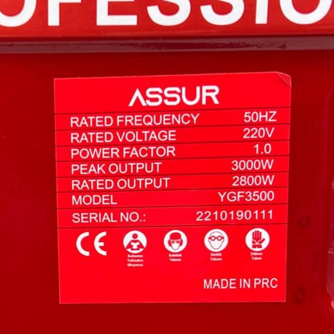 Генератор ASSUR ASR7500R Турция 100% медь