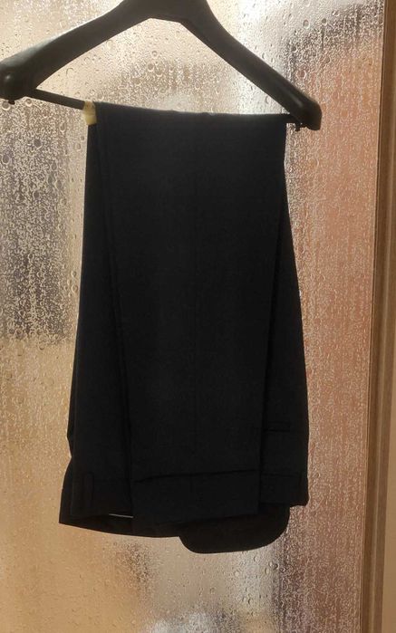 Garnitur granatowy marynarka i spodnie dwuczęściowy Próchnik