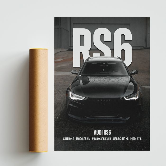 Plakat Audi RS6 Format A2