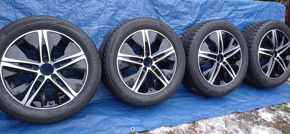 Felgi Koła Aluminiowe 225/50/R17 BRIDGESTONE 7mm 5x112 MERCEDES W205 C