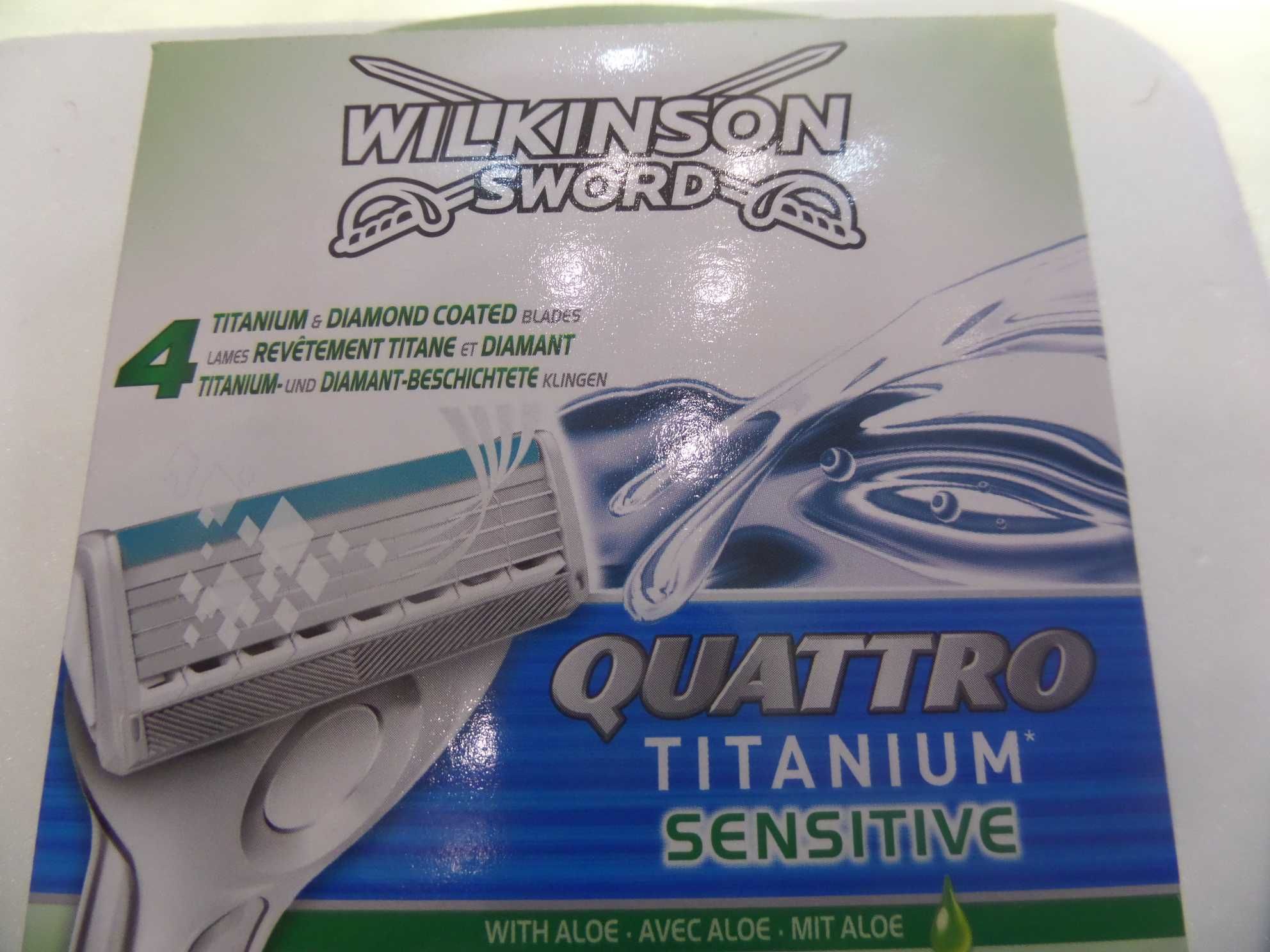 Кассеты, картриджы Qvattro для станков Schick и Wilkinson., 4 штуки.