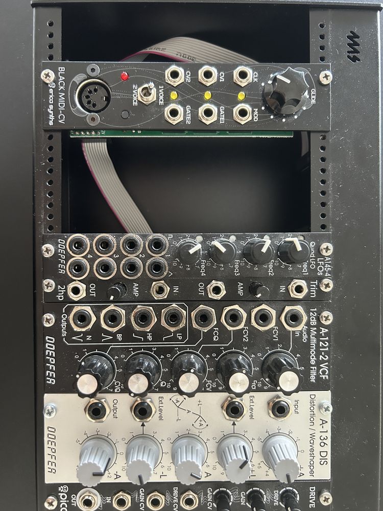 Eurorack vários módulos Doepfer, Erica Synths, Make Noise