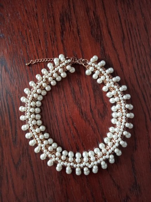 Kolia naszyjnik z pereł