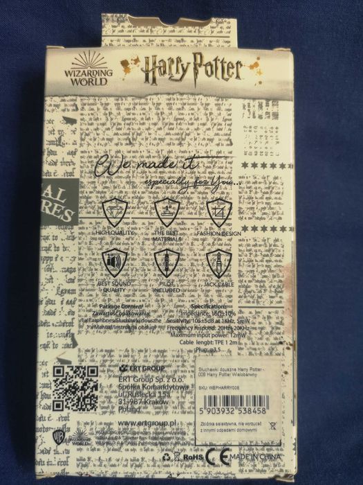 Słuchawki douszne, Harry Potter