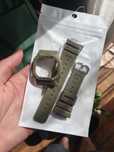 G-shock 5600, pasek, bezel, khaki