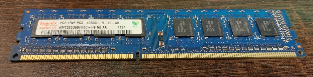2 GB RAM Hynix DDR3 PC3 10600U