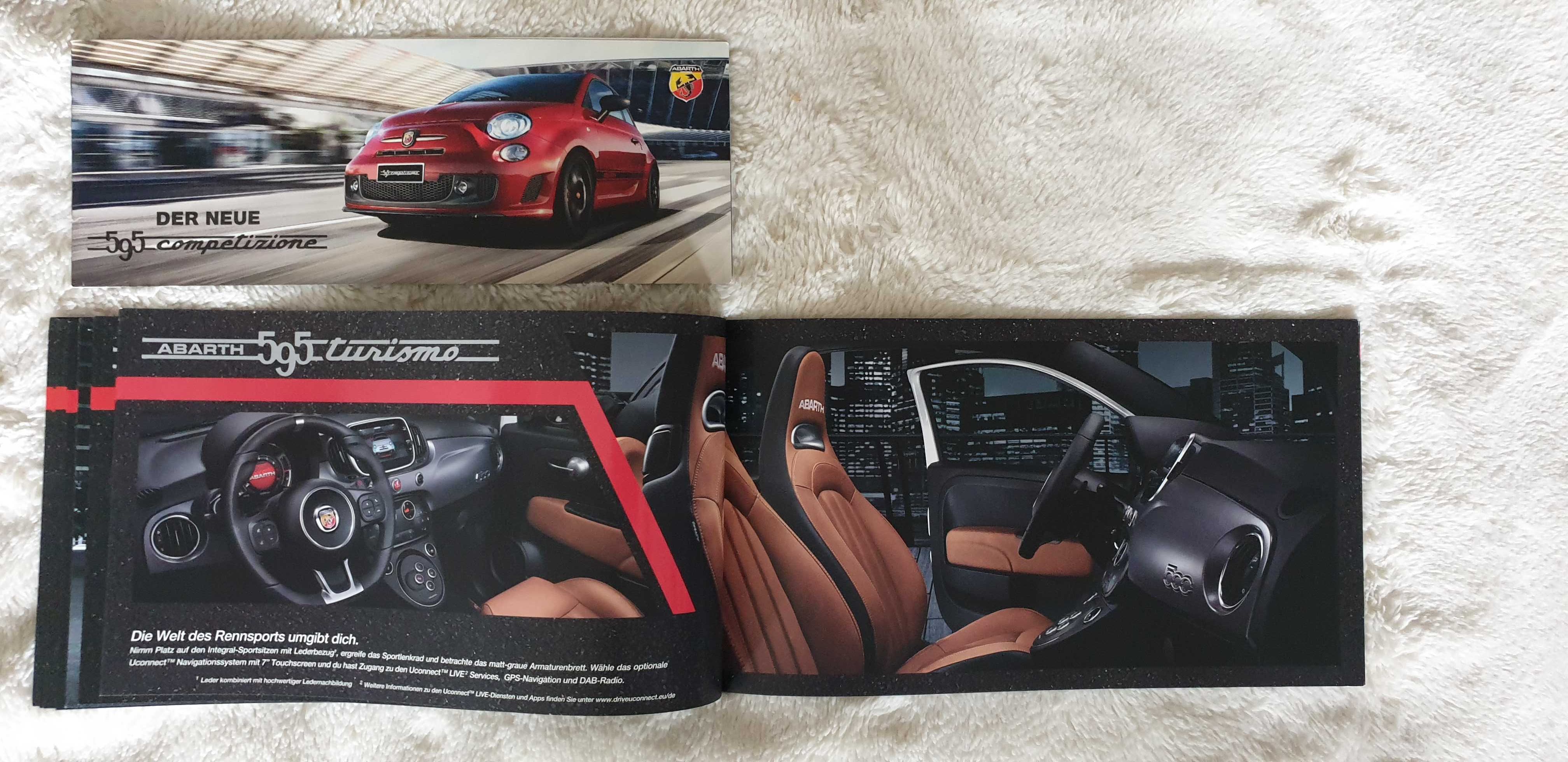 Prospekt Abarth 595 i 595 Competizione  na innej Toyota Supra.