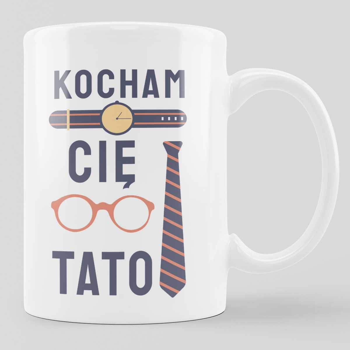 Kubek - Kocham Cię tato, prezent na dzień ojca