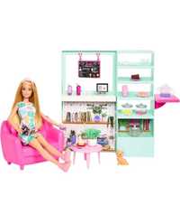 Duży zestaw Mattel Barbie Relaks w kafejce HKT94