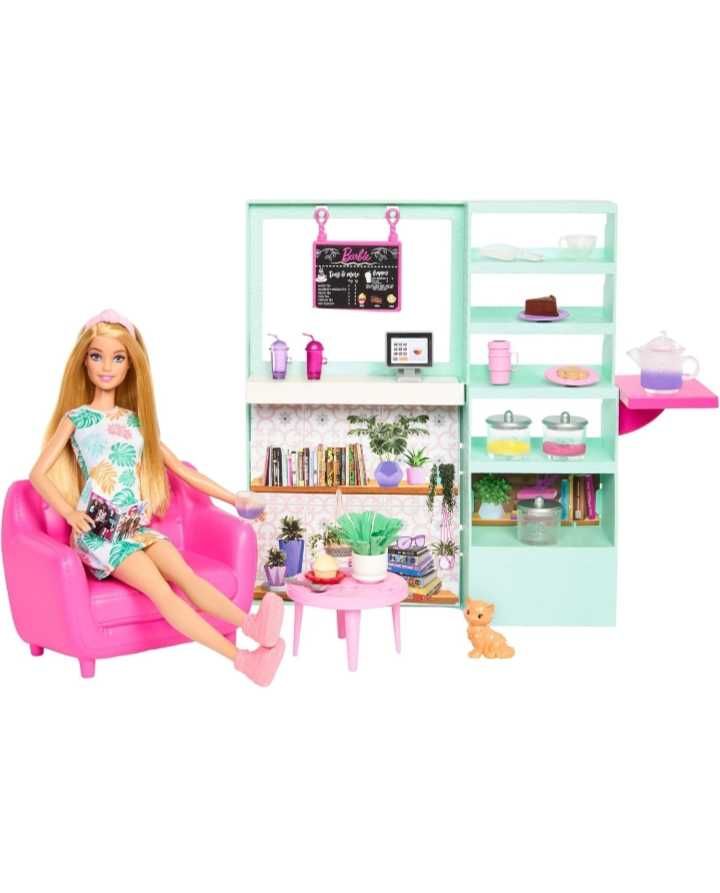 Duży zestaw Mattel Barbie Relaks w kafejce HKT94